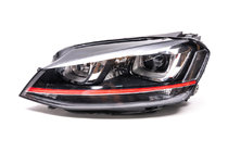 Volkswagen Golf 7/E-Golf 2012–2020 Koplamp GT LED (Links, Origineel, Gebruikt) foto 1