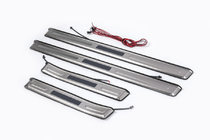 Toyota Land Cruiser Prado 150 2009–2023 Instaplijsten met verlichting (4 stuks, RVS) foto 1