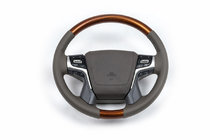 Toyota Land Cruiser Prado 150 2009–2023 Stuurwiel compleet (licht hout) foto 1