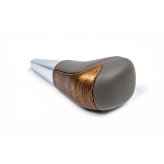 Pookknop (grijs leer + licht hout) Toyota Land Cruiser 200 2007–2021 foto 1