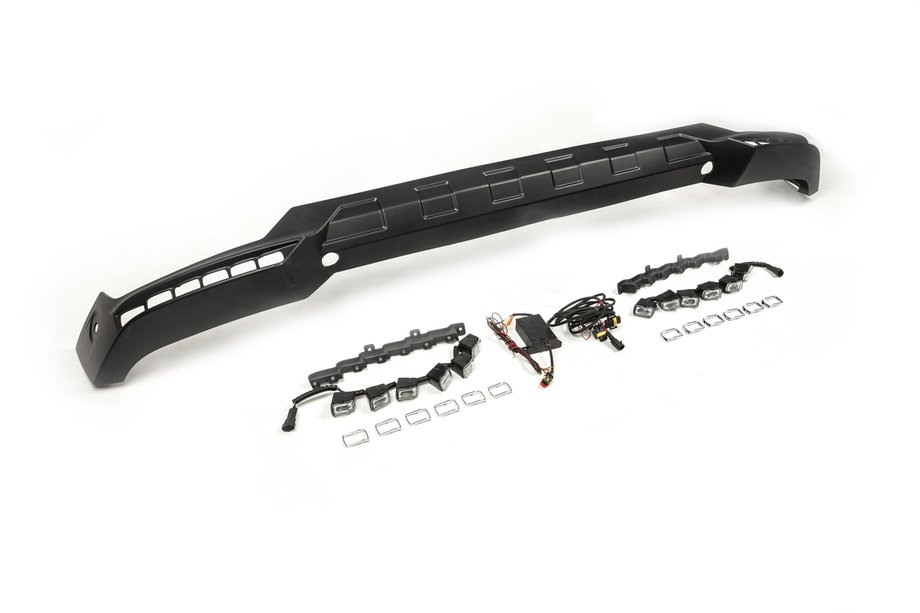 Mercedes G-klasse W463 1990–2018 Voorbumper lipspoiler BRBS met LED Foto 3