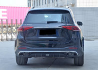 Mercedes GLE W167 2018– Achterdiffuser met uitlaatsierstukken GLE63 Silver (2018-2026) foto 1