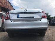 Skoda Rapid 2012–2019 Kofferbakrand (RVS) Carmos - Turks staal foto 2