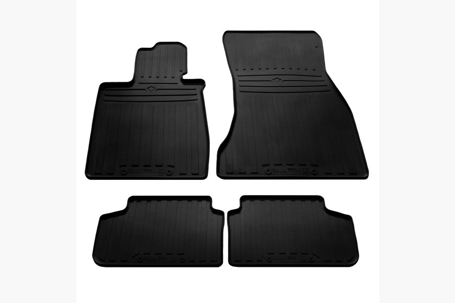 BMW 7 Serie G11/G12 2015–2022 Rubberen vloermatten (voor G11, 4-delig, Stingray Premium) Image