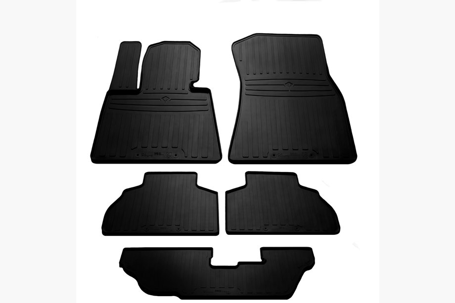 BMW X7 G07 2019– Rubberen vloermattenset (voor 6-zitter, Stingray Premium) Image