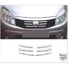 Dacia Sandero 2007–2013 RVS sierlijst voor frontgrille foto 3