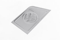 Volkswagen T5 Multivan 2003–2010 Chroom tankklepcover met logo (Carmos) foto 2