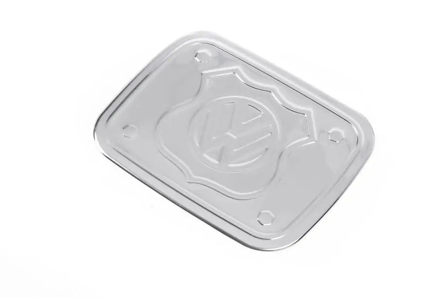 Volkswagen Caddy 2010–2015 RVS tankklep cover Image