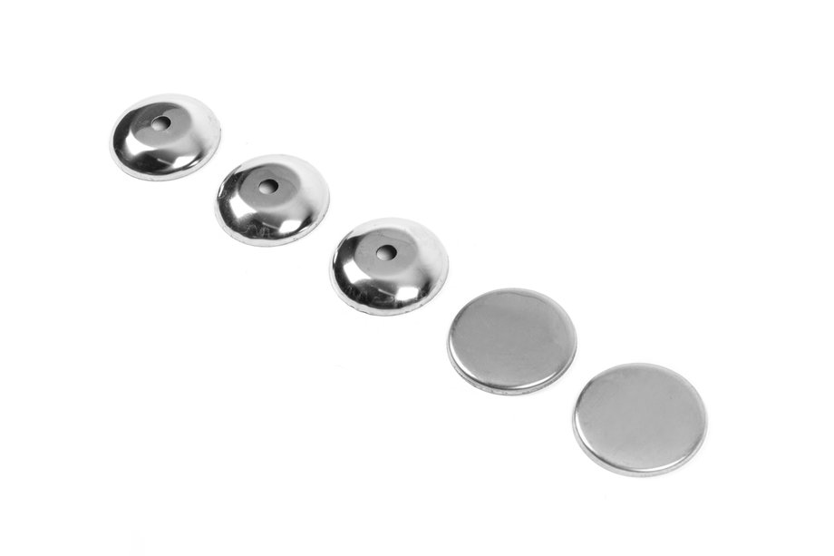 Ford Connect 2002–2006 Slotafdekkappen (5 stuks, RVS) Carmos - Turks staal Foto 2