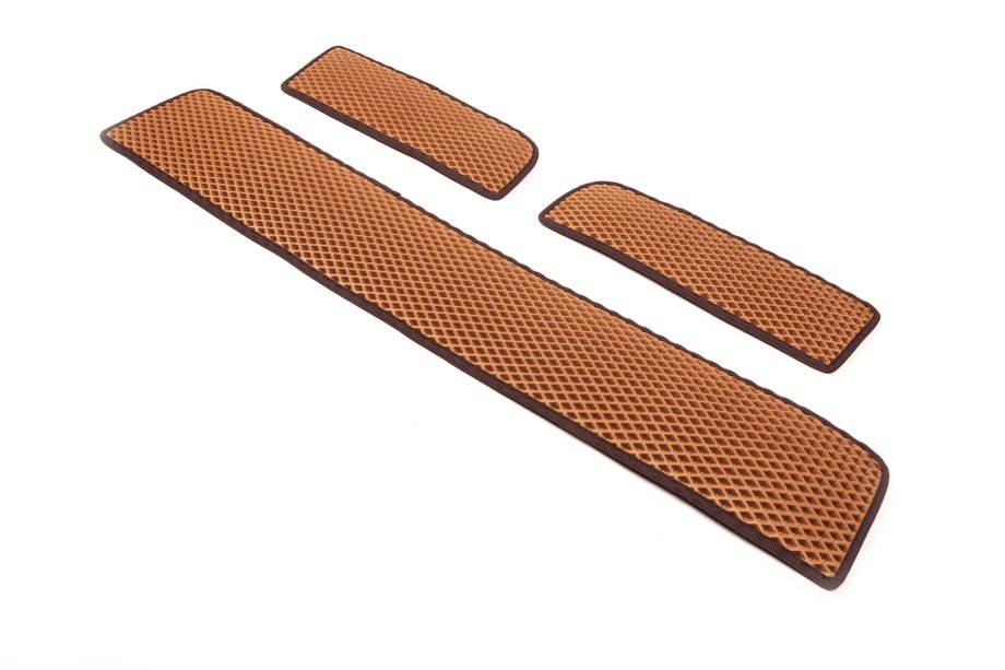 Volkswagen Crafter 2006–2016 Dorpelmatten (3 stuks, EVA, baksteenrood) Image