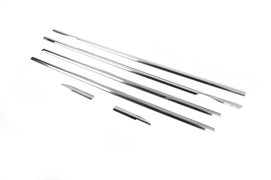 Volkswagen Tiguan 2007–2016 RVS raamomlijsting set (6 stuks) Foto 2