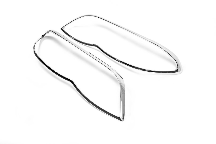 BMW X5 E53 1999–2006 Chromen koplamp sierlijsten (2003-2006) Image