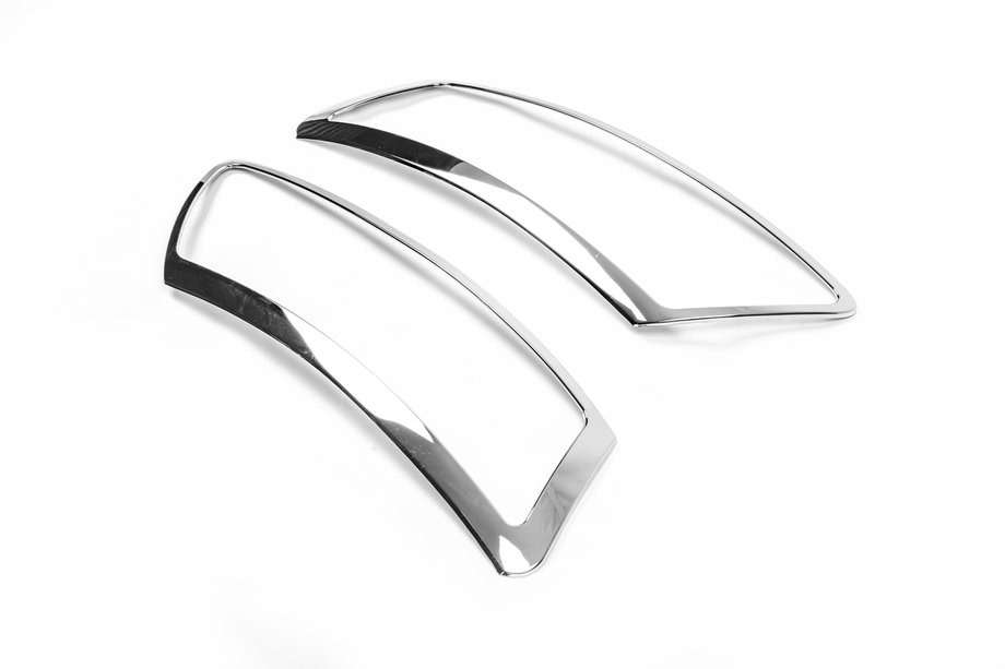 Audi A6 C6 2004–2011 Chroom koplamp sierlijsten (2 stuks) Image