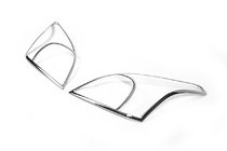 Toyota Land Cruiser Prado 120 2002–2009 Koplampcovers V2 (2 st., kunststof) foto 1