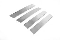 Nissan Qashqai 2014–2021 Chromen deurstijlen (4 stuks, RVS) foto 2