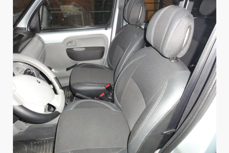 Renault Kangoo 1998–2008 SoyuzAuto Premium autostoelhoezen van kunstleer Image