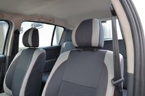 Dacia Sandero 2007–2013 Autostoelhoezen SoyuzAuto Premium van kunstleer foto 5