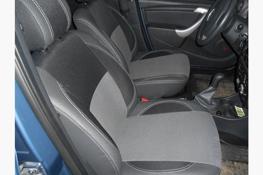 Dacia Logan I 2008–2012 Nieuw! Autostoelhoezen van eco-leer Brothers Premium Image