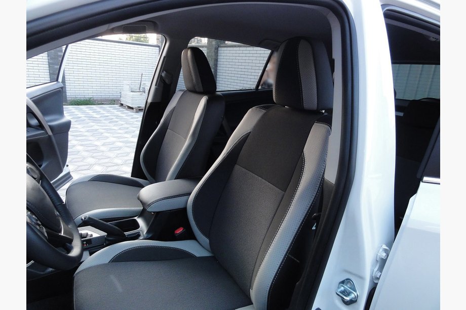 Toyota Rav 4 2013–2018 Autostoelhoezen (kunstleer↗stof, Premium) Foto 7