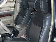 Toyota Land Cruiser Prado 120 2002–2009 SoyuzAuto Premium-series kunstleren stoelhoezen foto 1