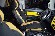 Toyota FJ Cruiser 2006–2022 Autostoelhoezen SoyuzAuto Premium van kunstleer foto 3