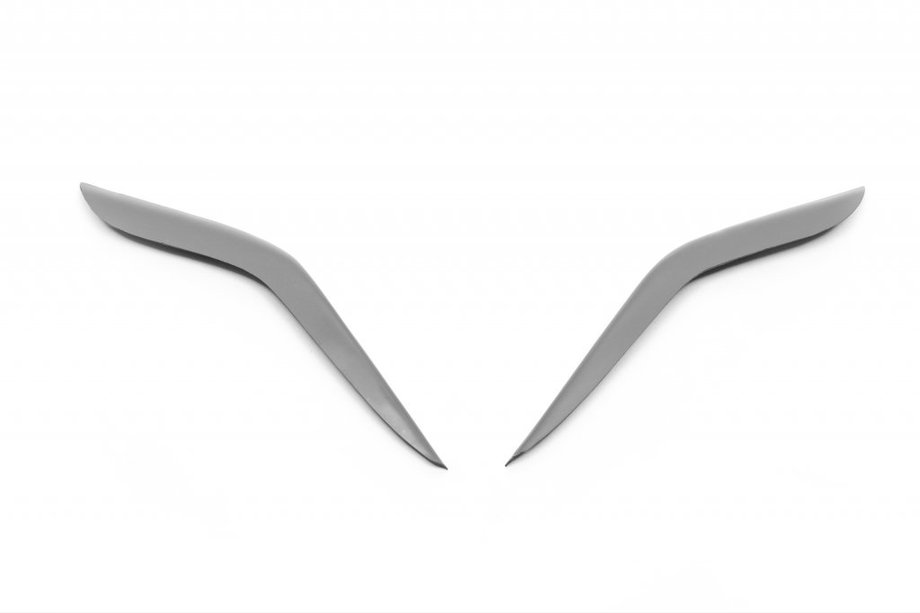 Renault Logan I 2008–2013 Koplampwimpers 2007-2010 (2 stuks, overspuitbaar) Image