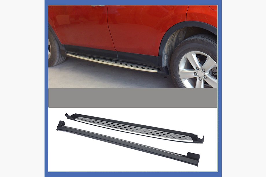 Toyota Rav 4 2013–2018 OEM V2 side steps (2013-2016, 2 stuks, aluminium) Image