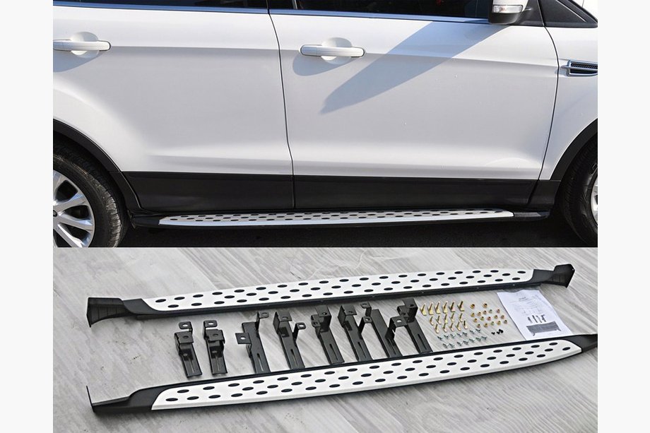 Ford Kuga/Escape 2013–2019 OEM-V2 side steps (2 stuks, aluminium) Foto 2
