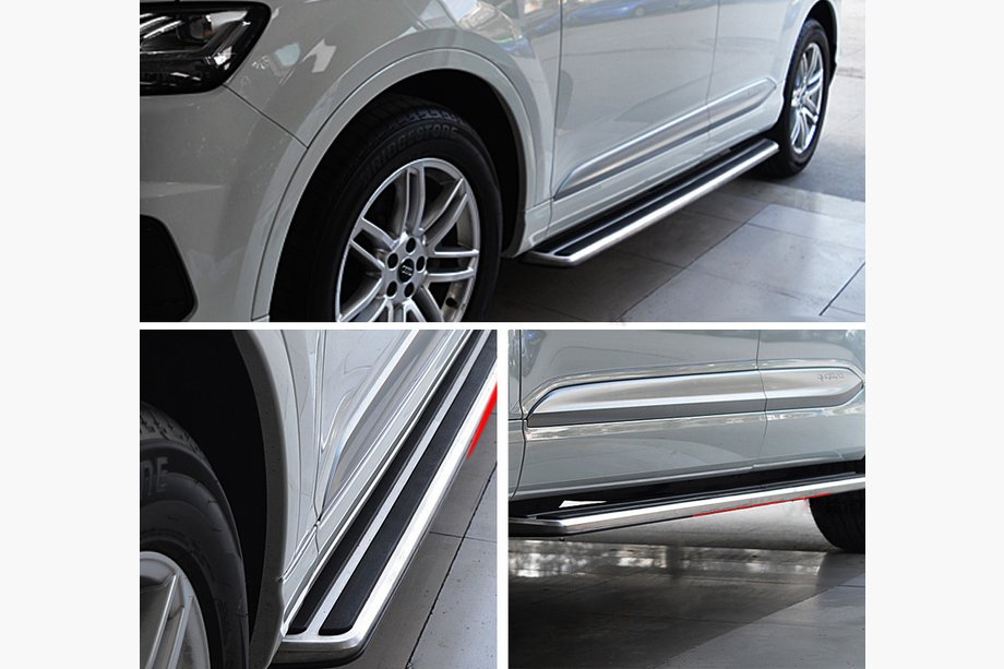 Audi Q3 2011–2019 OEM-V3 side steps (set van 2, aluminium) Image
