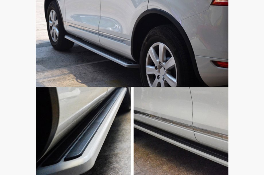 Volkswagen Touareg 2010–2018 Zijtreden OEM-look V2 (2 stuks, aluminium) Image