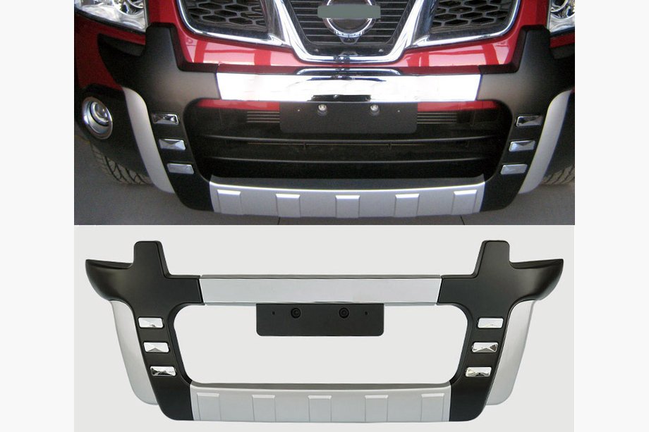 Nissan Qashqai 2010–2014 Voorbumperdiffuser V2 (kunststof) Image