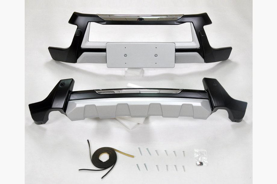 Isuzu MU-X 2013– Voor- en achterbumperlip (2-delige set) Image