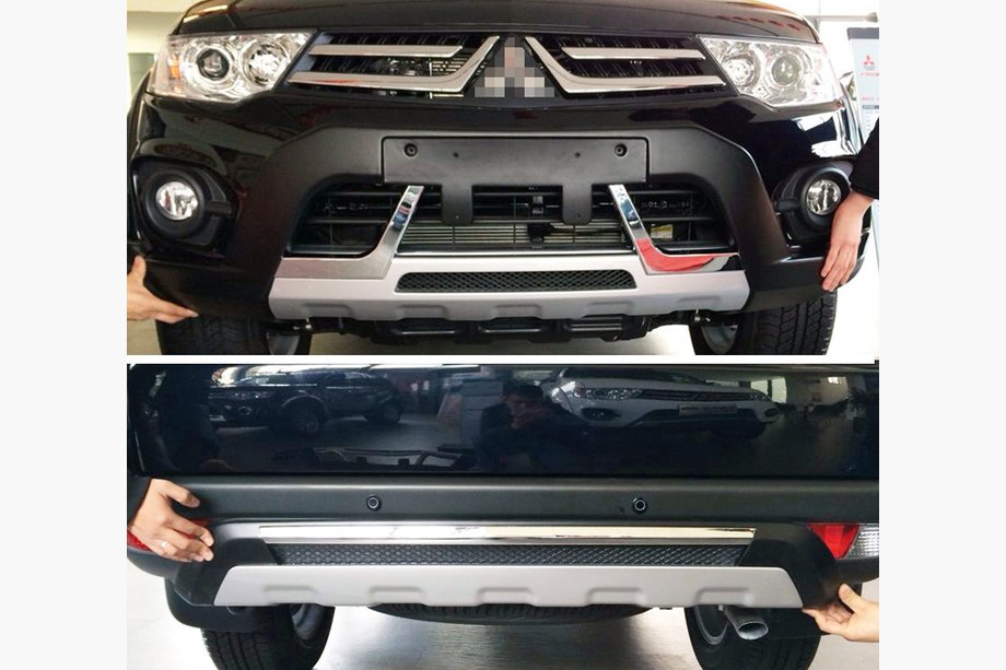 Mitsubishi Pajero Sport 2008–2015 Voor- en achterbumperlip (2013-2015) Foto 2