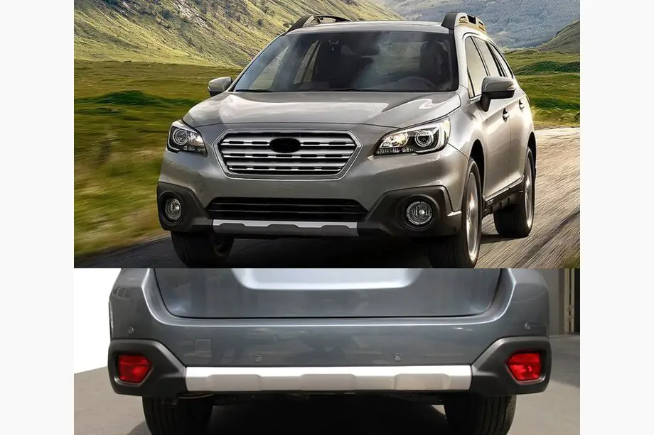 Subaru Outback 2014–2019 Voor- en achterbumper lip V1 (2 stuks, EU) Image