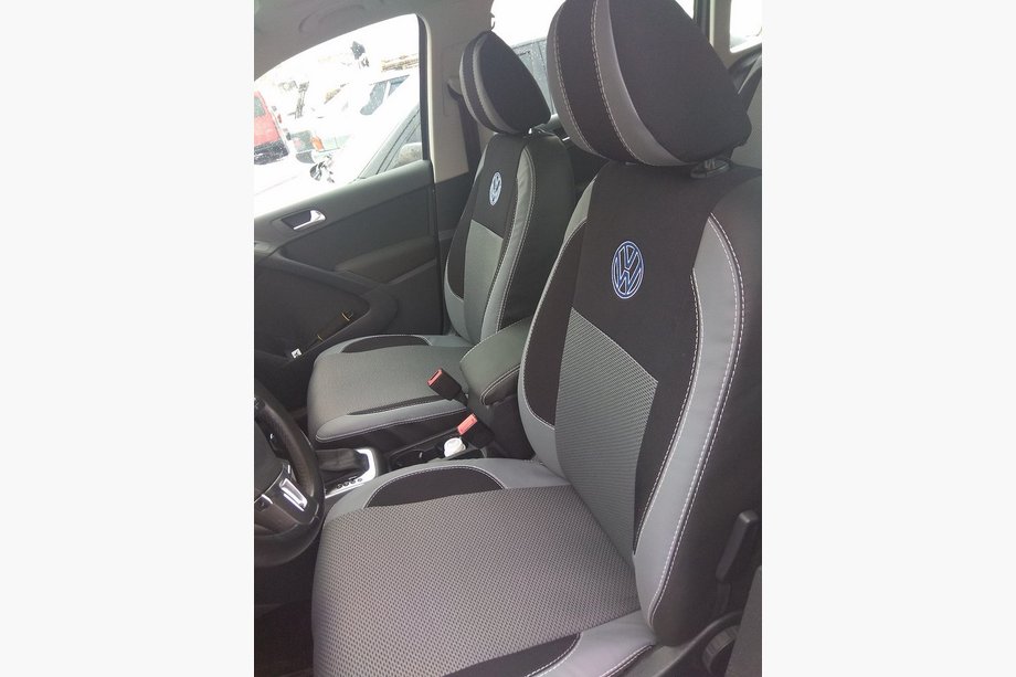 Volkswagen Tiguan 2007–2016 Autostoelhoezen (kunstleer↗stof, Premium) Image