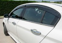 Fiat Tipo 2016– Onderste raamlijsten donker chroom (RVS) foto 1