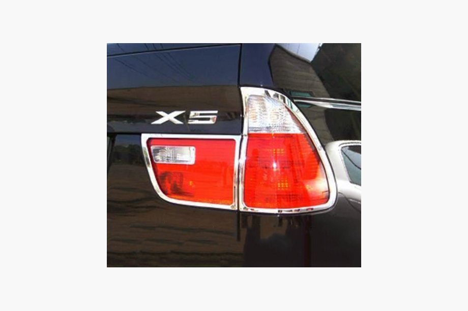 BMW X5 E53 1999–2006 Chroom achterlichtcovers (kunststof) Image