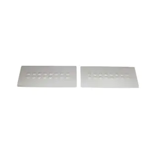 OmsaLine interieur dorpellijsten (set van 2, RVS)