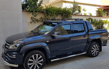 Volkswagen Amarok 2010–2022 Sidebars (set van 2, RVS) foto 1