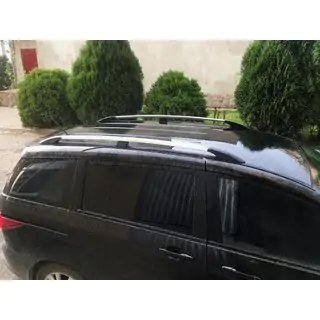 Aluminium dakrails (chroom)