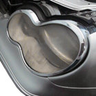 Mercedes C-Klasse W203 2000–2007 Koplampranden (2 stuks, kunststof) foto 2