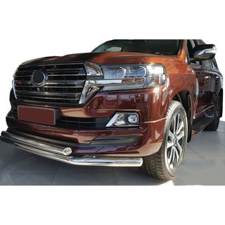 Voorste bullbar ST014 (2015+, RVS) Toyota Land Cruiser 200 2007–2021 foto 1