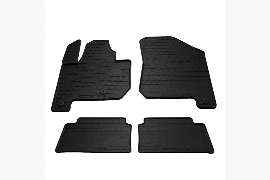 Kia Soul II 2013–2018 Rubberen automatten voor EV (4 stuks, Stingray Premium) Image