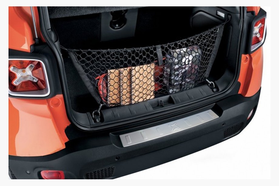 Jeep Renegade 2014– RVS beschermplaat achterbumper Image