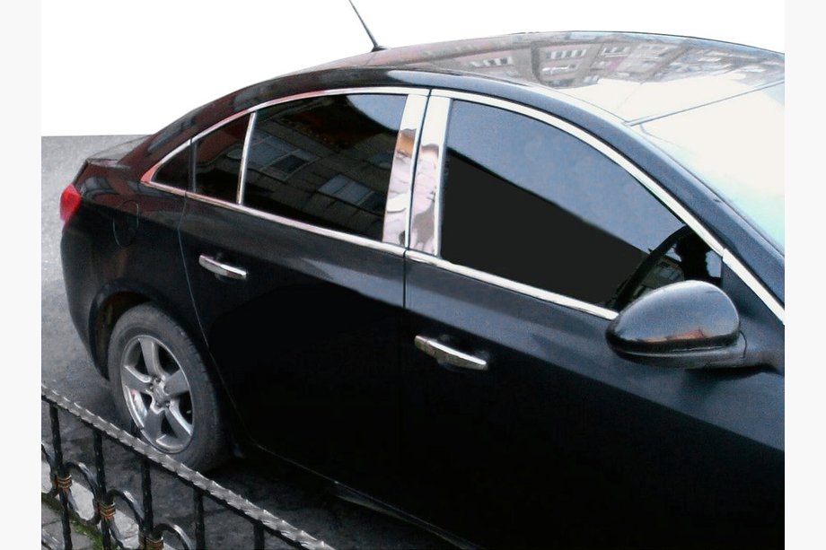Fiat Albea 2002–2012 Deurstijl sierlijsten (4-delig, RVS) Image