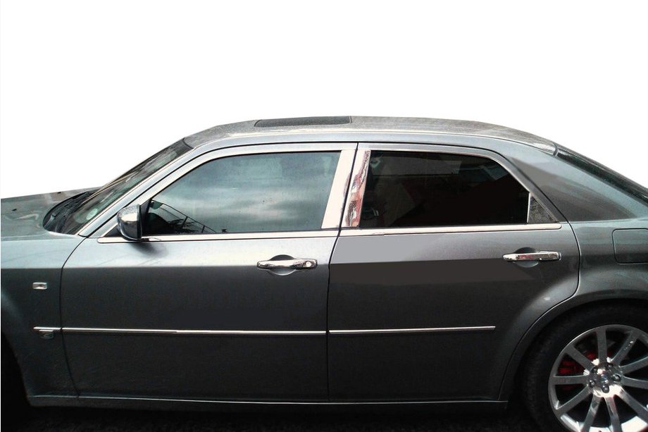 Chrysler C300 2004–2011 RVS deurstijl sierlijsten Image
