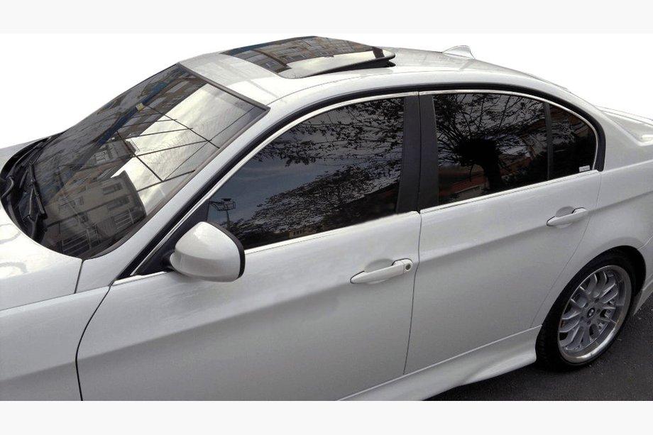 BMW 3-serie E90/E91 2005–2011 Onderste raamlijsten (RVS) Image
