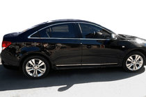 Chevrolet Cruze 2009–2015 RVS covers voor deurlijsten foto 1