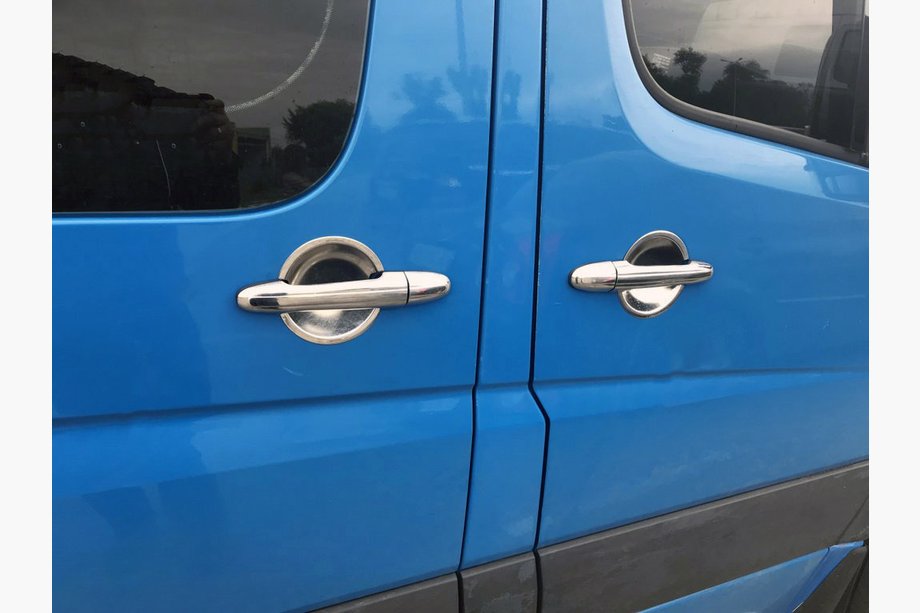 Volkswagen Crafter 2006–2016 Chroom onder deurgrepen (4 st., RVS) Image