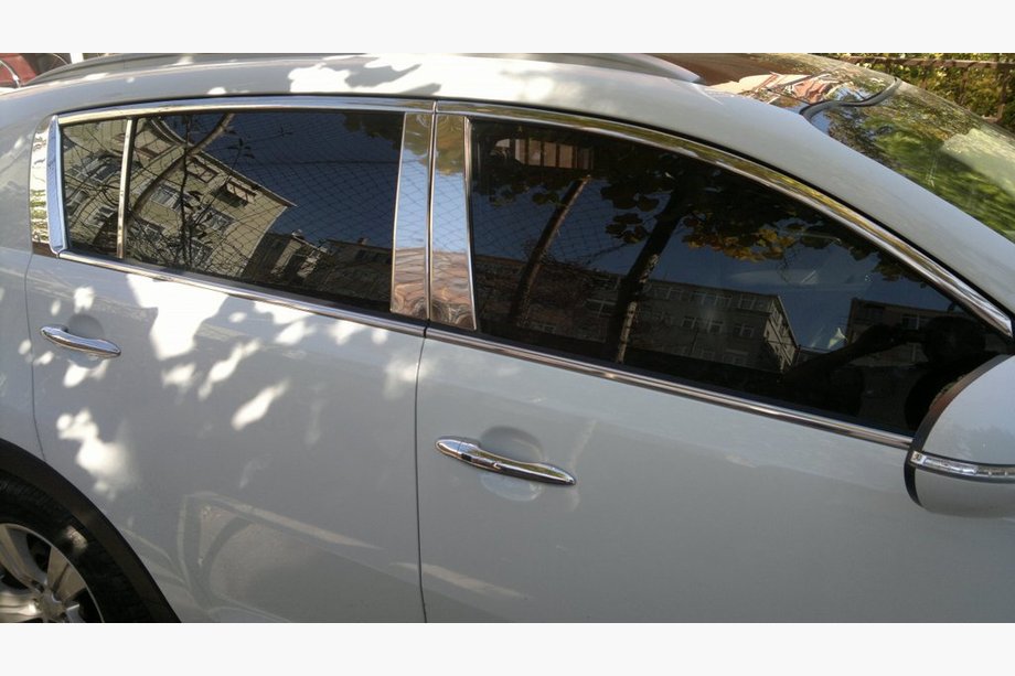 Ford Focus II 2005–2008 RVS deurstijl sierlijsten Image